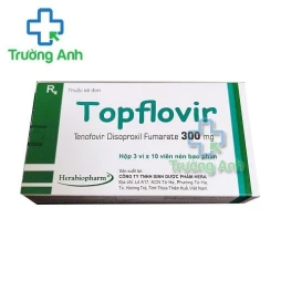 Thuốc Topflovir 300Mg - Hộp 3 vỉ x 10 viên
