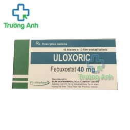 Thuốc Uloxoric 40Mg - Hộp 10 vỉ x 10 viên