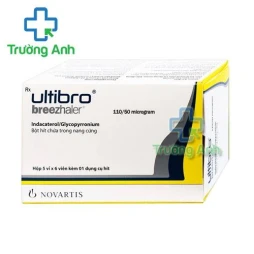 Thuốc Ultibro Breezhaler 110/50 Microcgram - Hộp gồm 1 ống hít kèm 5 vỉ x 6 viên