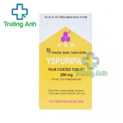 Thuốc Yspuripax 200Mg -   Hộp 10 vỉ x 10 viên