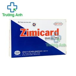 Thuốc Zimicard 500Mg - Công ty cổ phần Amephaco – Xí nghiệp dược phẩm 120 