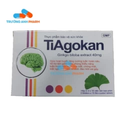 Thực phẩm bảo vệ sức khỏe TiAgokan - Hỗ trợ điều trị triệu rối loạn nhận thức ở người lớn tuổi