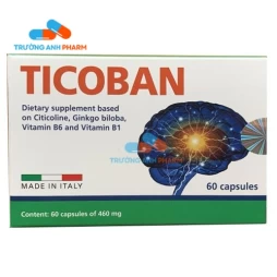 Thực Phẩm Bảo Vệ Sức Khỏe Ticoban - Hộp 30 viên