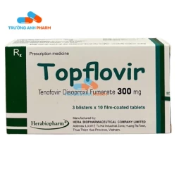 Thuốc Topflovir 300Mg - Hộp 3 vỉ x 10 viên