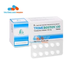 Thuốc Trimeboston 100Mg - Hộp 5 vỉ x 10 viên nén.