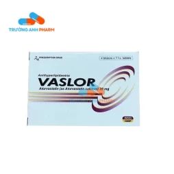 Thuốc Vaslor 20Mg - Hộp 4 vỉ x 7 viên