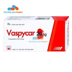 Vaspycar 20mg Pymepharco - Thuốc điều trị đau thắt ngực ổn định