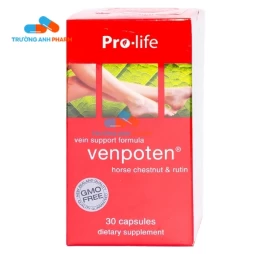 Thực Phẩm Bảo Vệ Sức Khỏe Venpoten - Hộp chứa 30 viên nang.