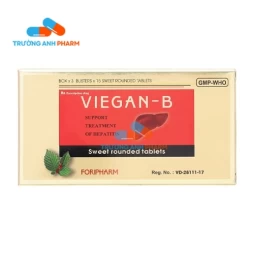 Thuốc Viegan B - Hộp 3 vỉ x 15 viên