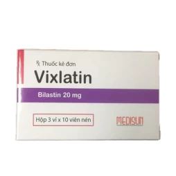 Thuốc Vixlatin 20Mg -  Hộp 3 vỉ x 10 viên.