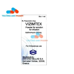 Vizimtex 500mg Anfarm - Thuốc điều trị nhiễm khuẩn đường hô hấp