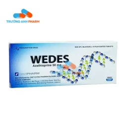 Thuốc Wedes 50Mg - Hộp 2 vỉ x 10 viên
