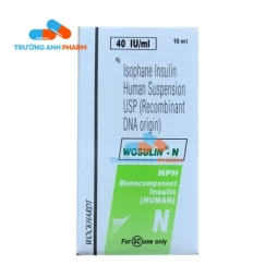 Wosulin-N 40mg/ml Wockhardt - Thuốc điều trị đái tháo đường