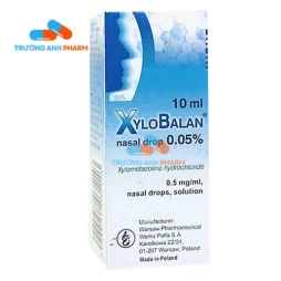 Xylobalan Nasal Drop 0,05% - Hộp 1 lọ nhựa 10ml, Dung dịch nhỏ mũi