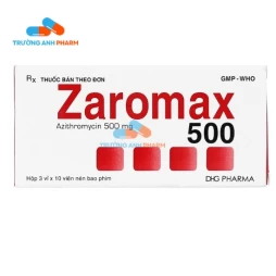 Thuốc Zaromax 500Mg - Hộp 3 vỉ x 10 viên
