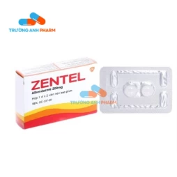 Thuốc Zentel 200Mg -  Hộp 1 vỉ 2 viên (10 hộp)