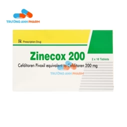 Thuốc Zinecox 200Mg -  Hộp 2 vỉ x 10 viên