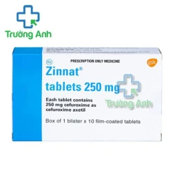 Thuốc Zinnat 500Mg - Hộp 1 vỉ x 10 viên