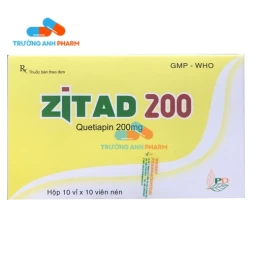 Thuốc Zitad 200 Mg - Hộp 10 vỉ x 10 viên