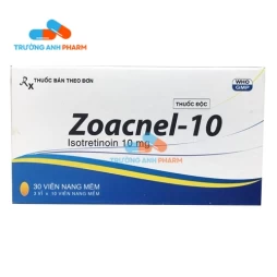 Thuốc Zoacnel-10 Mg -  Hộp 3 vỉ x 10 viên