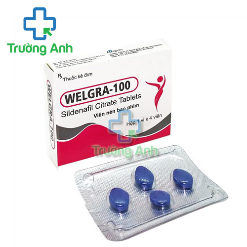 Welgra-100 Akums - Hộp 4 viên điều trị rối loạn cương dương